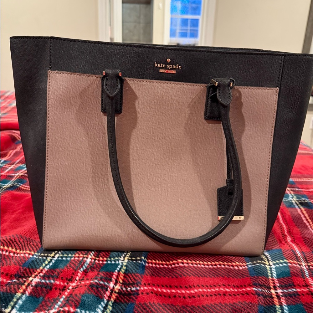 Kate Spade Black and Brown Tote Bag